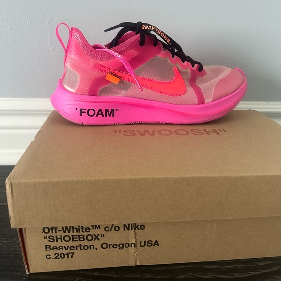 Off White x Nike Zoom Fly Pink - LIMITED EDITION - Picture 2 of 6